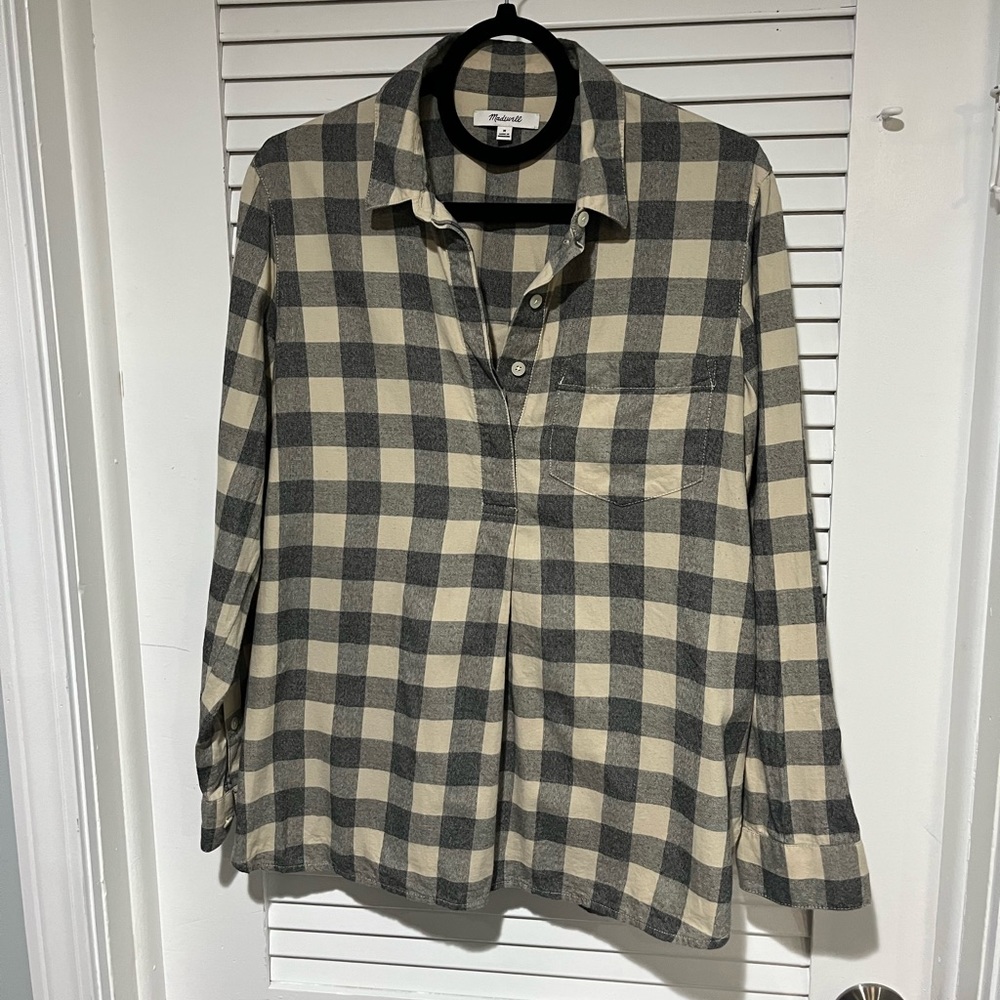 MADEWELL Gingham Button Down L